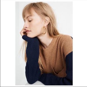 Madewell Women’s Crewneck sz XS Colorblock NEW #X337